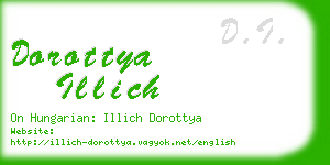 dorottya illich business card